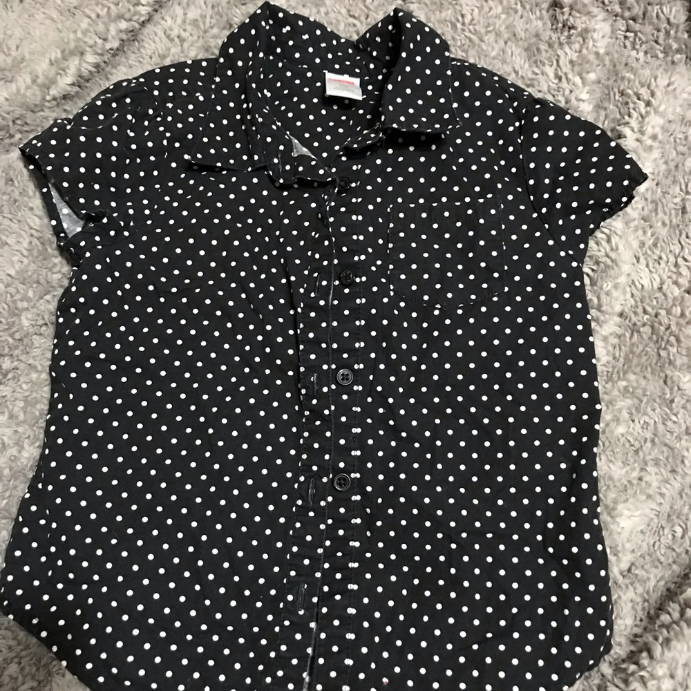 Sz 9 Gymboree Fabulous Polka Dot Top